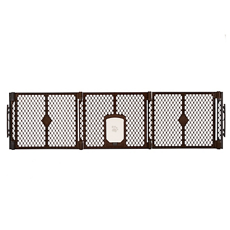 MyPet Extra Wide Gate with Small Pet Door
