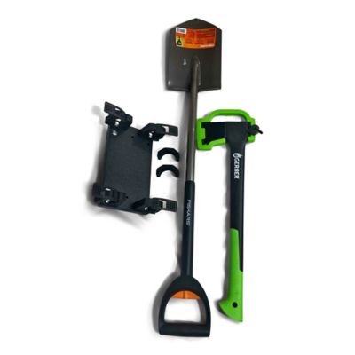 Hornet Outdoors UTV Dual Tool Roll Bar Fiskars Shovel and Gerber Axe Roll Bar Kit, RCM-3018-2