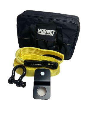 Image showing  Off Road Recovery Kit with a 2 in. x 20 ft. Tow Strap, Shackle and Snatch Block