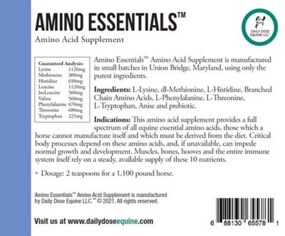 Image showing  Amino Essentials Horse Supplement
