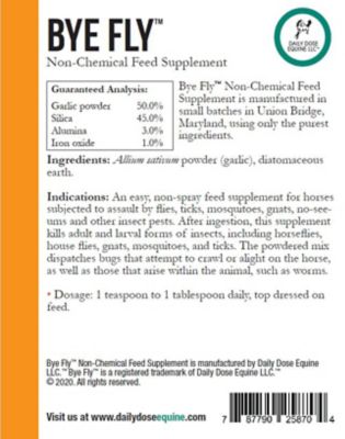 Image showing  Bye Fly Supplement for Horses, 48 oz.