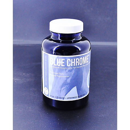 Daily Dose Equine Blue Chrom Chromium Supplement for Horses, 300cc