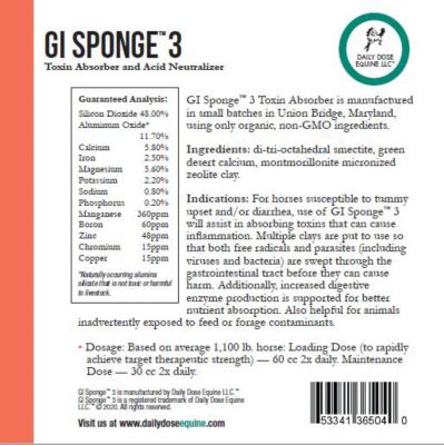 Image showing  Gi Sponge 3 Bouillon Cube for Horses, 103.5 oz.