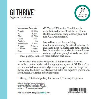 Image showing  GI Thrive Digestive Supplement for Horses, 256 oz.