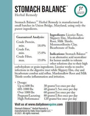 Image showing  Stomach Balance Horse Supplement, 96 oz.