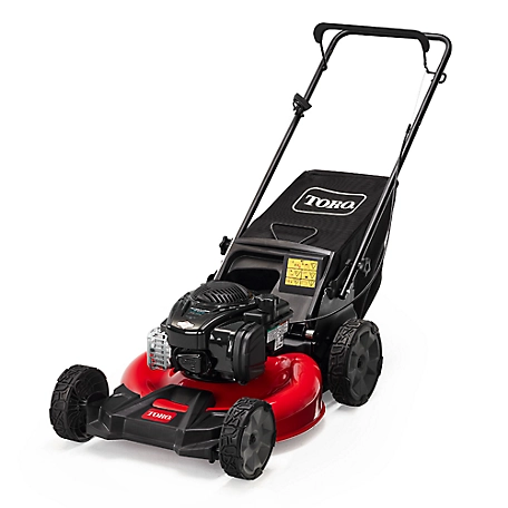 Toro 21 in. Recycler 140cc Gas-Powered High Wheel Push Lawn Mower with  Bagger at Tractor Supply Co.