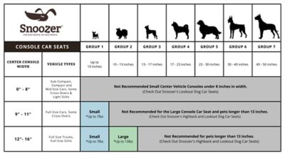 Image showing  Console Lookout Dog Car Seat