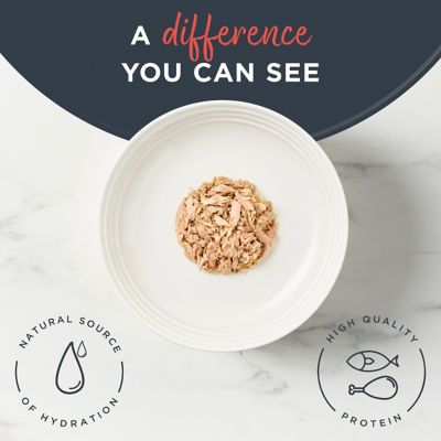 Image showing  Adult Grain-Free Tuna Fillet with Crab in Broth Wet Shreds Cat Food, 2.47 oz.