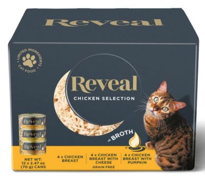 Reveal Cat Can 12x2.47oz Multipack Chicken Selection