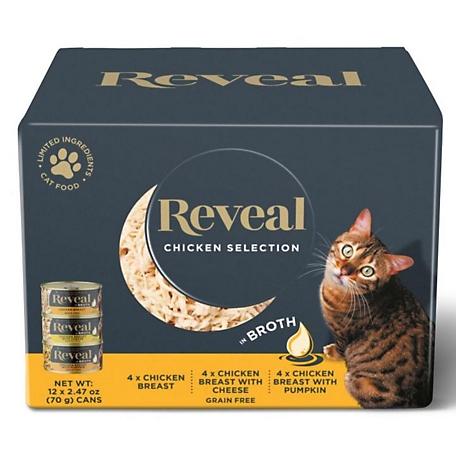 Reveal Cat Can 12x2.47 oz. Multipack Chicken Selection