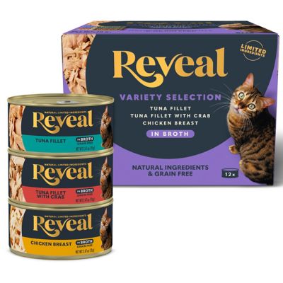 Reveal Cat Broth Can 12x2.47oz Variety Pack