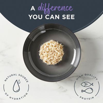 Image showing  Cat Broth Adult Cheese, Crab and Tuna Shreds Wet Cat Food, Variety pk., 2.47 oz., Pack of 12