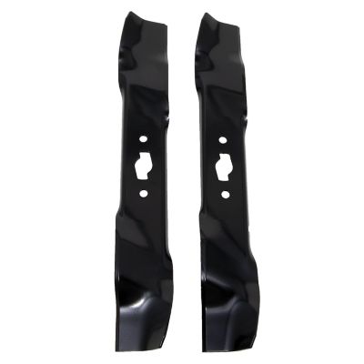 Image showing  42 in. S-Shaped High-Lift Lawn Mower Blades for Lawn Tractors/Zero-Turn Mowers, Replaces OEM 742P05177, 2-Pack