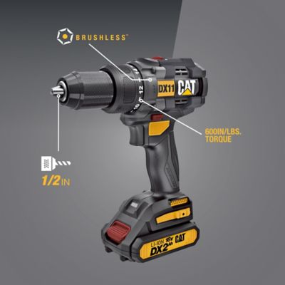 Image showing 6 th CAT 18V 1/2 in. Cordless Drill Driver