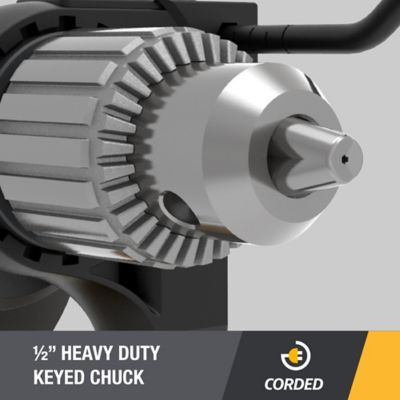 Image showing 5 th CAT 8.5A 1/2 in. Corded Hammer Drill