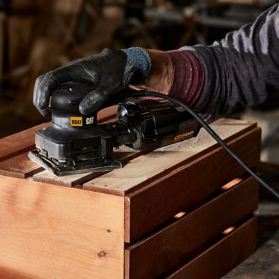 Image showing  120V 2.4A 1/4 Sheet Palm Sander with CDS