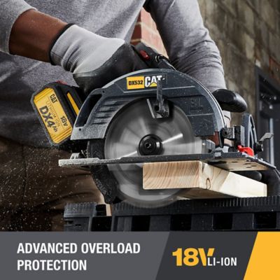 Image showing 7 th CAT 18V 7-1/4 in. Cordless Circular Saw