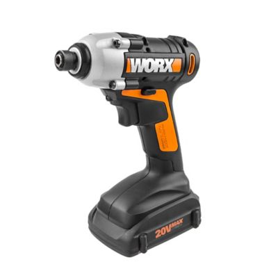 WORX 20V Power Share Cordless Impact Driver with 2.0Ah Power Share Battery, WX291L