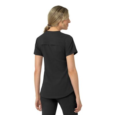 Image showing  Women's Rugged Flex 4-Pocket Modern Fit V-Neck Scrub Top