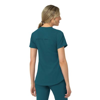Image showing  Women's Rugged Flex 4-Pocket Modern Fit V-Neck Scrub Top