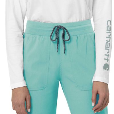 Image showing  Women's Rugged Flex 8-Pocket Slim Fit Mid-Rise Scrub Pants