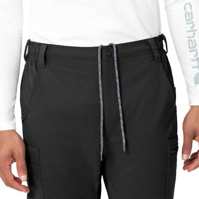 Image showing  Men's Rugged Flex 10-Pocket Straight Mid-Rise Cargo Scrub Pants