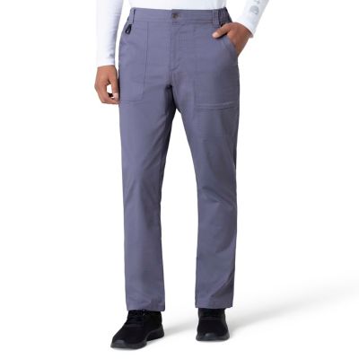 Image showing  Men's Rugged Flex 6-Pocket Straight Modern Fit Mid-Rise Scrub Pants