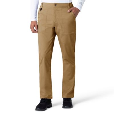 Image showing  Men's Rugged Flex 6-Pocket Straight Modern Fit Mid-Rise Scrub Pants