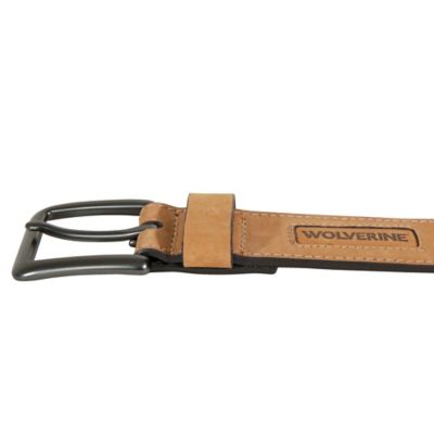Image showing 6 th Wolverine Men's Leather Floorhand Work Belt, 1.5 in.