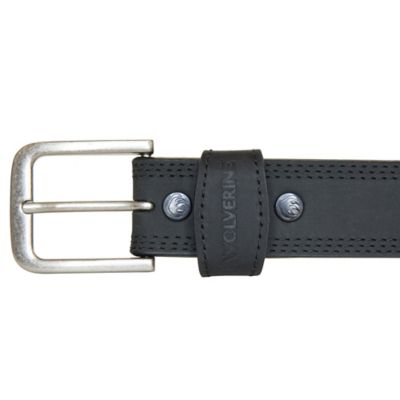 Image showing 1 th Wolverine Men's Leather Rugged Belt, 1.38 in.