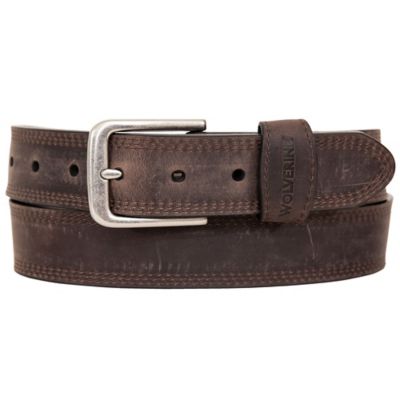 Image showing  Men's Leather Rugged Belt, 1.38 in.