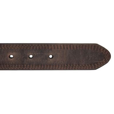 Image showing  Men's Leather Rugged Belt, 1.38 in.