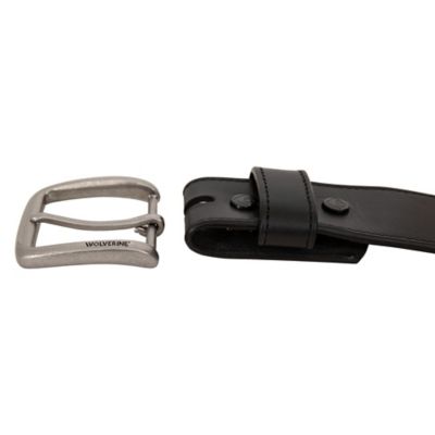 Image showing 5 th Wolverine Men's Leather Signature Jean Belt, 1.5 in.