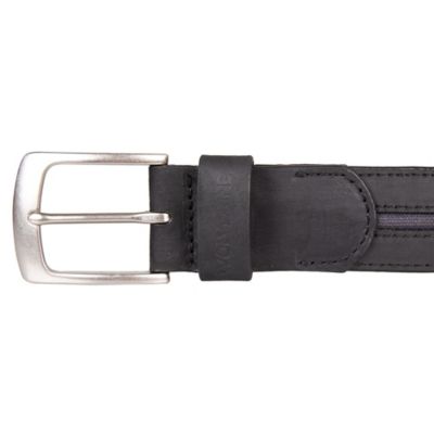 Image showing 1 th Wolverine Men's Canvas/Leather Belt, 1.5 in.