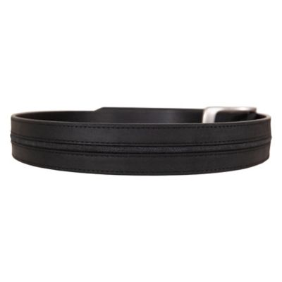 Image showing 5 th Wolverine Men's Canvas/Leather Belt, 1.5 in.