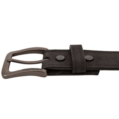 Image showing 6 th Wolverine Men's Leather Loader Work Belt, 1.5 in.