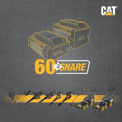 Image showing 10 th CAT 16 in. 60V Cordless Chainsaw, Battery and Charger Not Included