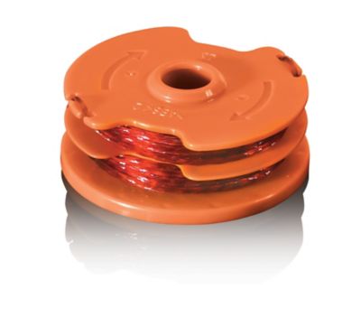 WORX Dual Line Feed Trimmer/Edger Line Replacement Spool with Line for WG100 Series, 16 ft. x .065 in. Diameter