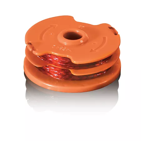 WORX Dual Line Trimmer/Edger Replacement Spool with Line for WG100 Series 16 ft x 0.065 in Diameter Trimmer Lines Spools & Blades