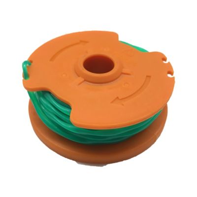 WORX Single Line Feed Grass Trimmer/Edger Line Replacement Spool with Line, 20 ft. x 0.08 in. Diameter
