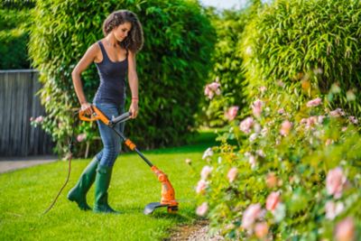 Image showing  15 in. 120V 5.5A Straight Shaft Corded String Trimmer/Edger