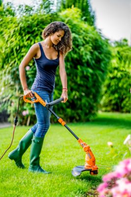 Image showing  15 in. 120V 5.5A Straight Shaft Corded String Trimmer/Edger