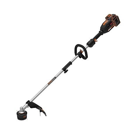 WORX Nitro Brushless 40V (2 x 20V Powershare) 15 in. Driveshare Attachment-Capable Grass Trimmer- Tool Only