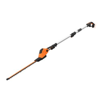 WORX 20 in. 20V Pole Hedge Trimmer Tool Only Battery & Charger Sold ...