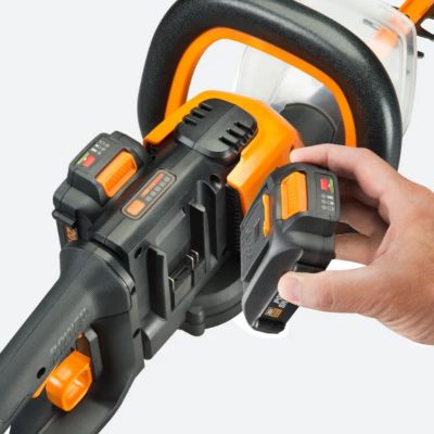 Image showing 9 th WORX 24 in. 40V Cordless Hedge Trimmer, Battery and Charger Not Included
