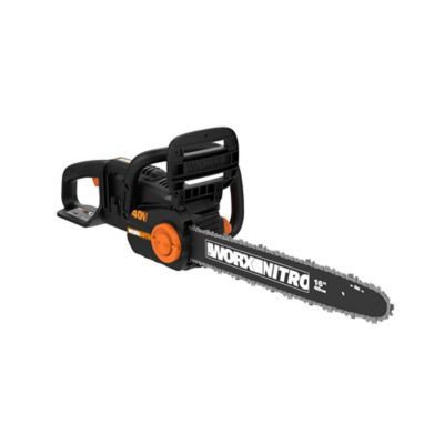 WORX 16 in. 40V Electric Nitro Brushless Chainsaw, Tool Only