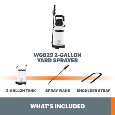 Image showing 7 th WORX 2 gal. 20V Sprayer Tool, Battery and Charger Sold Separately