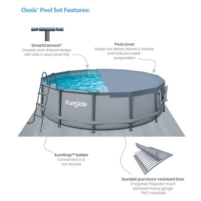 Funsicle 14 ft. Oasis Pool, P4001442B