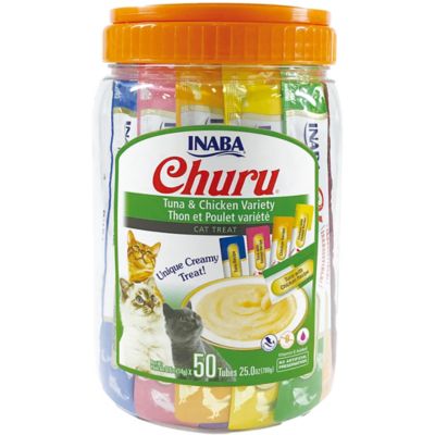 Inaba Churu Tuna & Chicken Variety 50 Tubes, USA653A