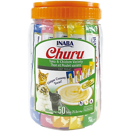 Inaba Churu Tuna & Chicken Variety 50 Tubes, USA653A